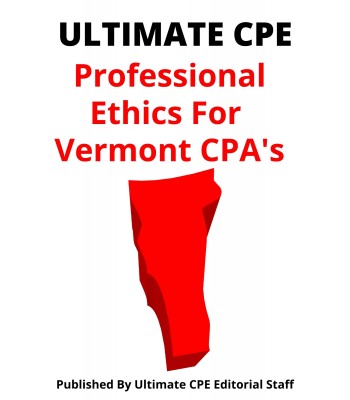 Professional Ethics for Vermont CPAs 2024